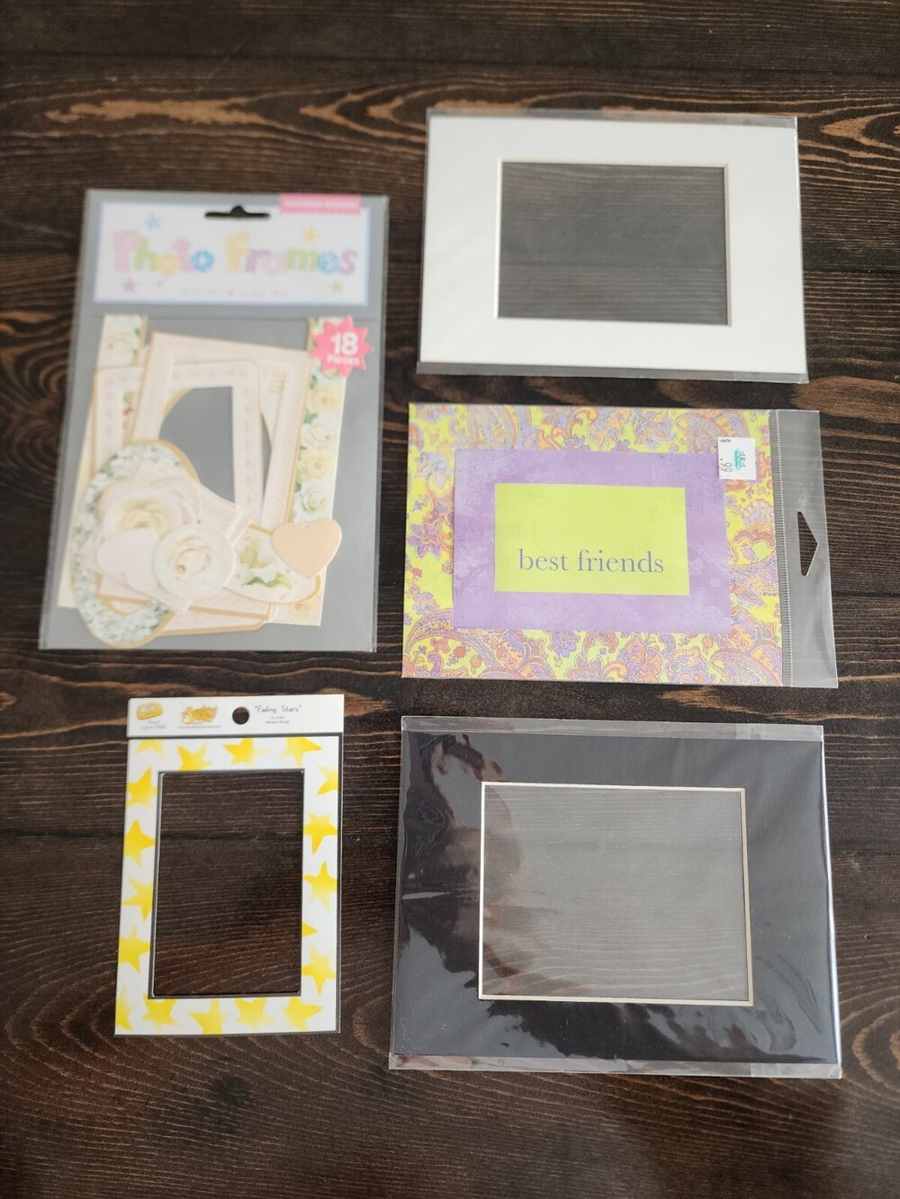 LOT Photo Holders Frames - Photo Various Sizes Scrapbooking Crafting NEW #23